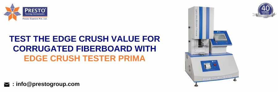 Test the Edge Crush Value for Corrugated Fiberboard with Edge Crush Tester Prima